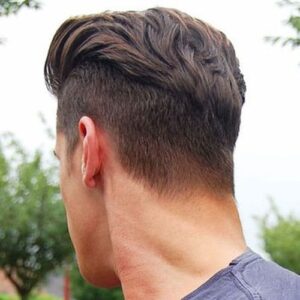 man with undercut hairstyle